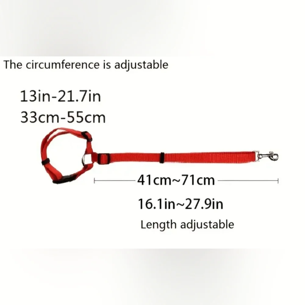 Dog Car Seat Belt Black